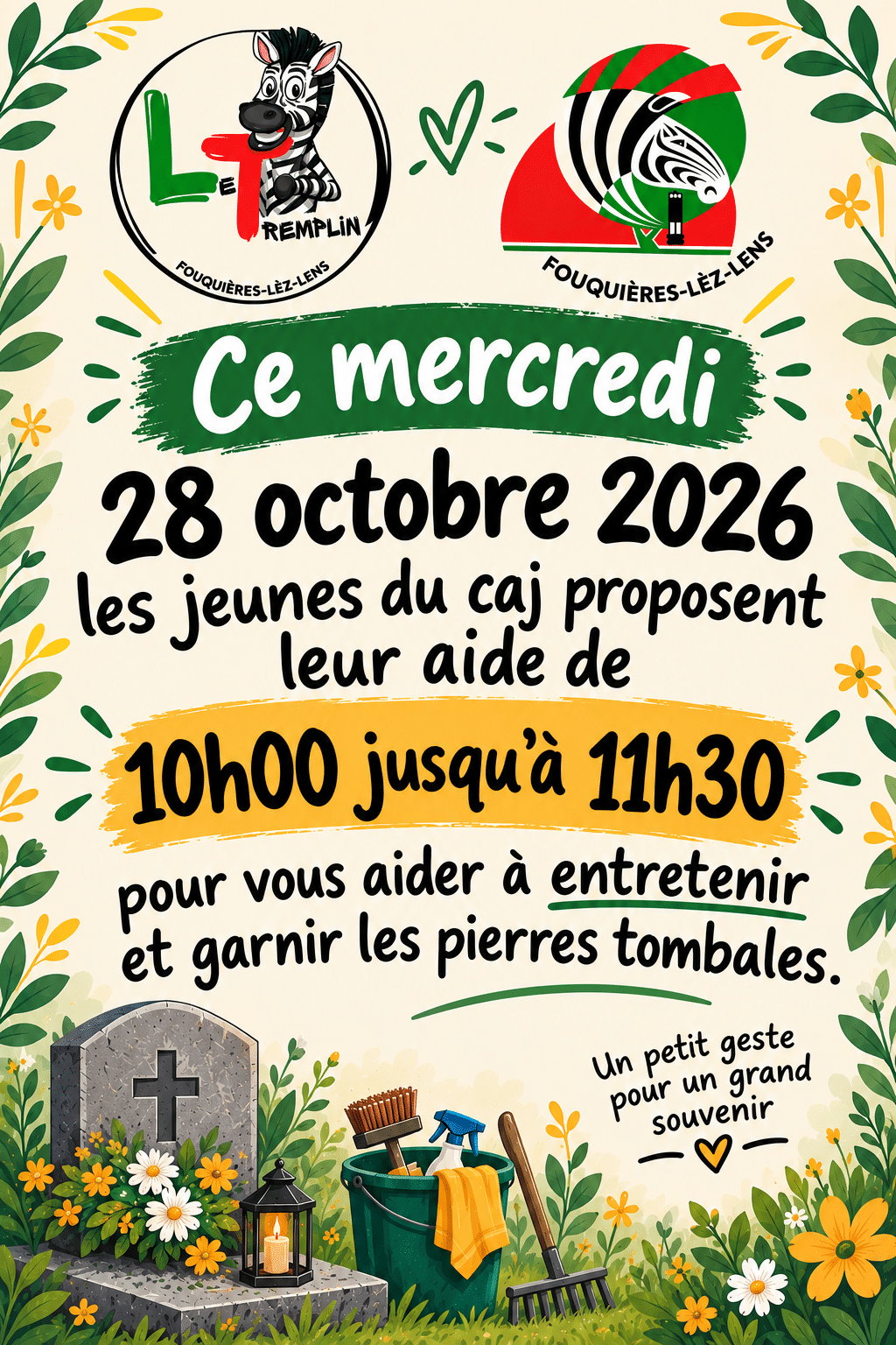 entretien du cimetière - CAJ